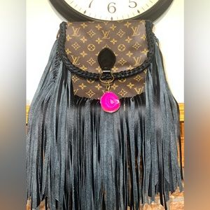 Louis Vuitton Fringe Saint Cloud GM Black